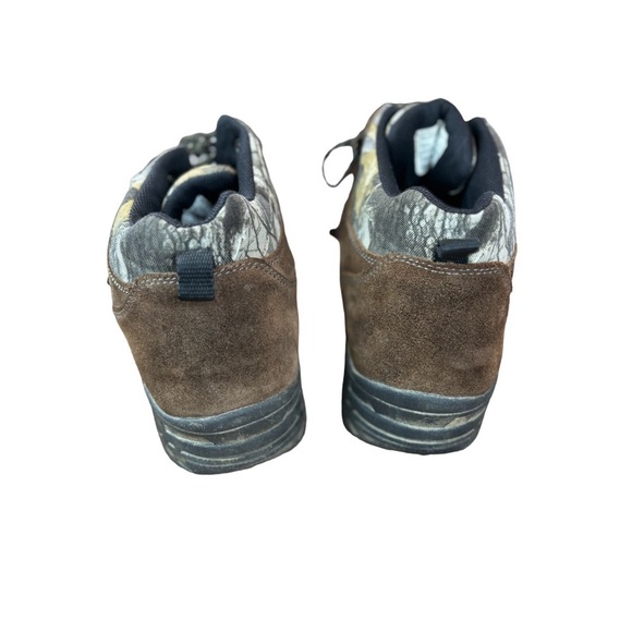 Brahma Trophy Waterproof Hiking Boots Size 12 Mossy Oak Camo and Brown Suede - Picture 3 of 12